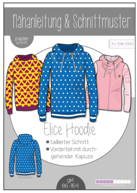 Kinder Hoodie Elice Gr. 86-164